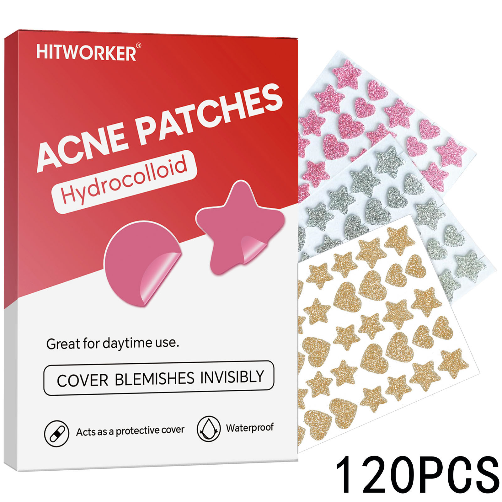 120PCS Hydrocolloid Pimple Pat - Skincare Oil Control review and price