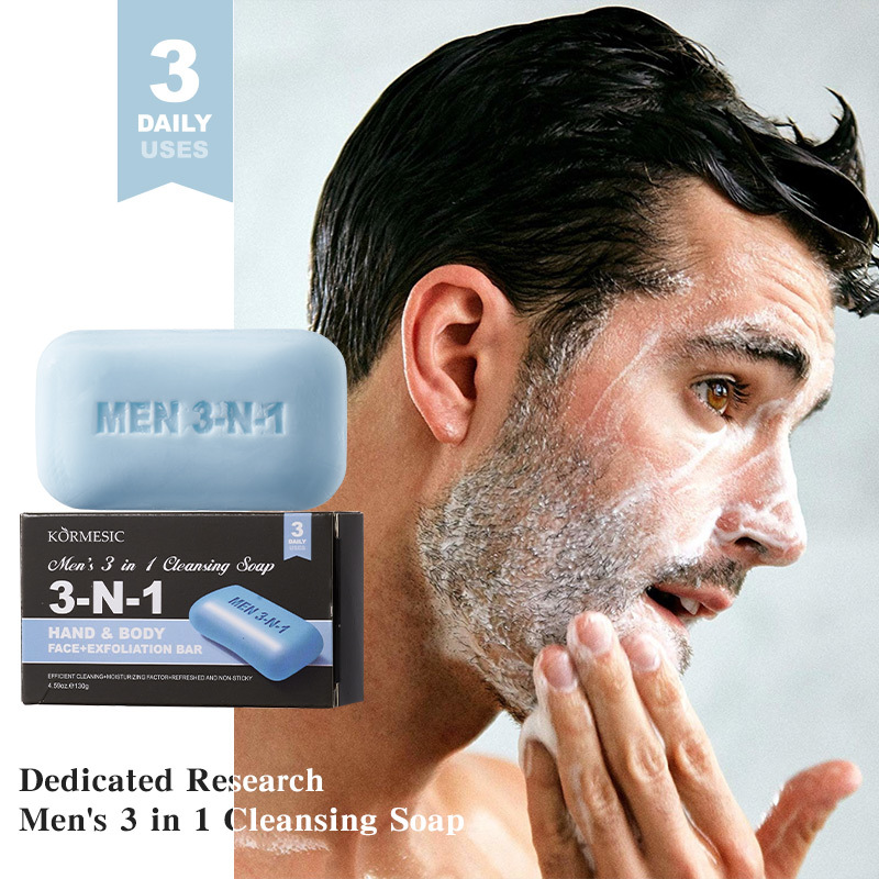 Men's 3-in-1 Cleansing Bar Soa - Skincare Oil Control review and price